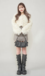 モデル：165cm（着用サイズ：S　着用カラー：GRY）