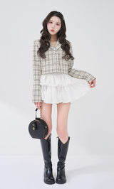 モデル：165cm（着用サイズ：FREE　着用カラー：WHT）