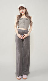 モデル：165cm（着用サイズ：FREE　着用カラー：GRY）