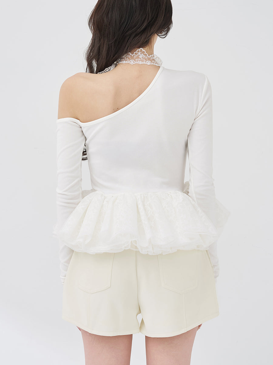 モデル：165cm（着用サイズ：FREE　着用カラー：WHT）