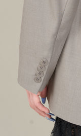 モデル：165cm（着用サイズ：FREE　着用カラー：GRY）