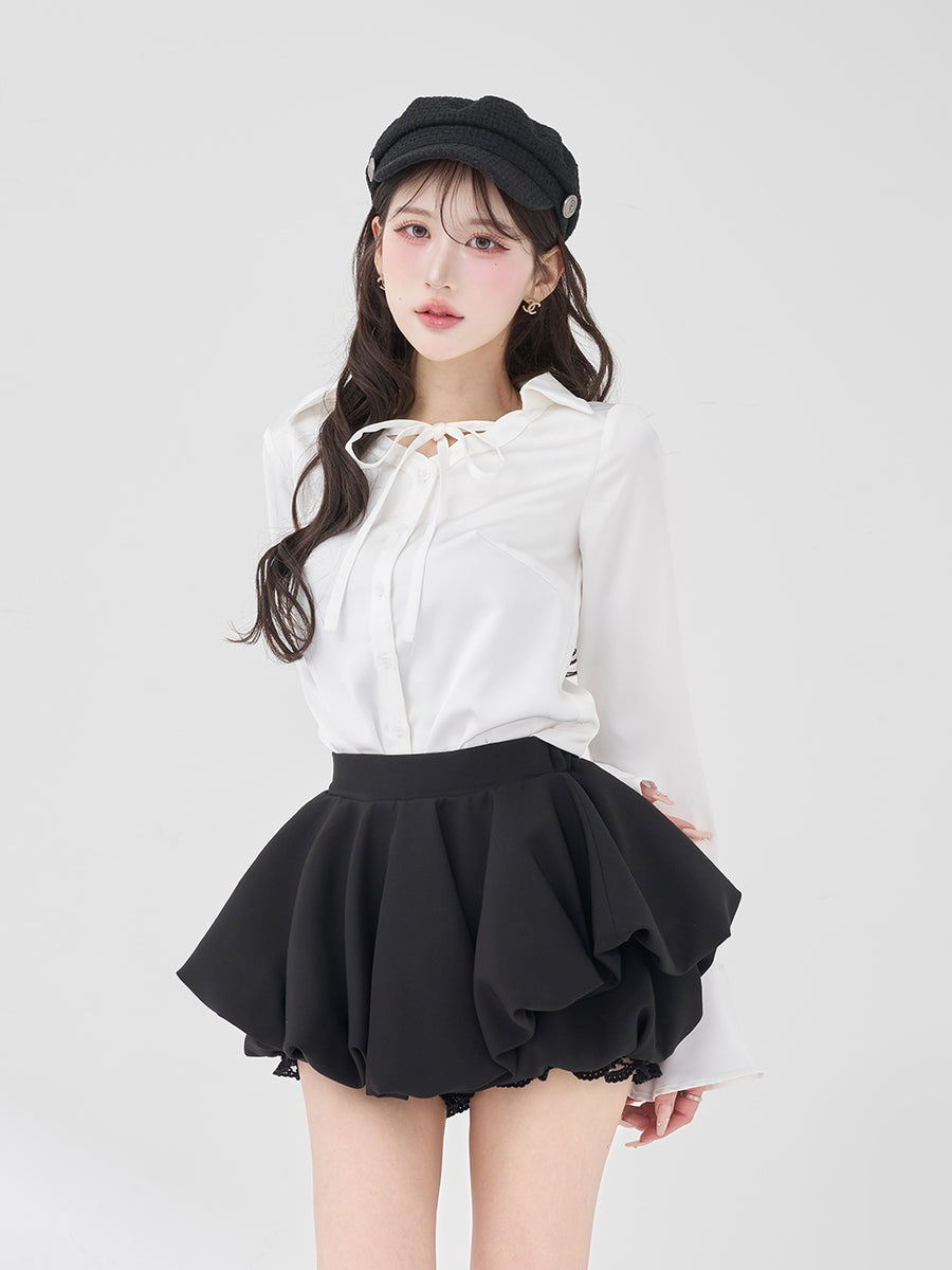 モデル：165cm（着用サイズ：FREE　着用カラー：C-GRY）