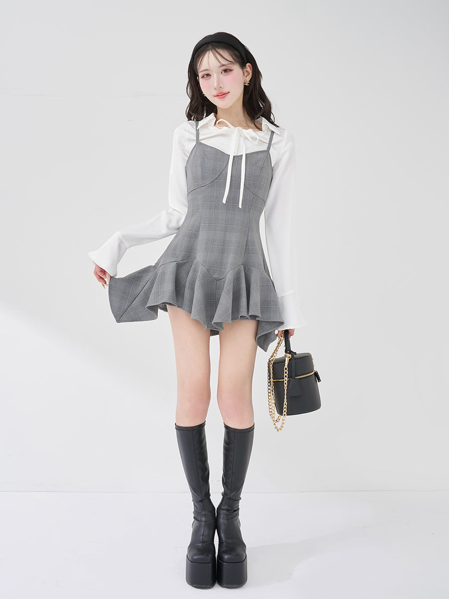 モデル：165cm（着用サイズ：FREE　着用カラー：GRY）