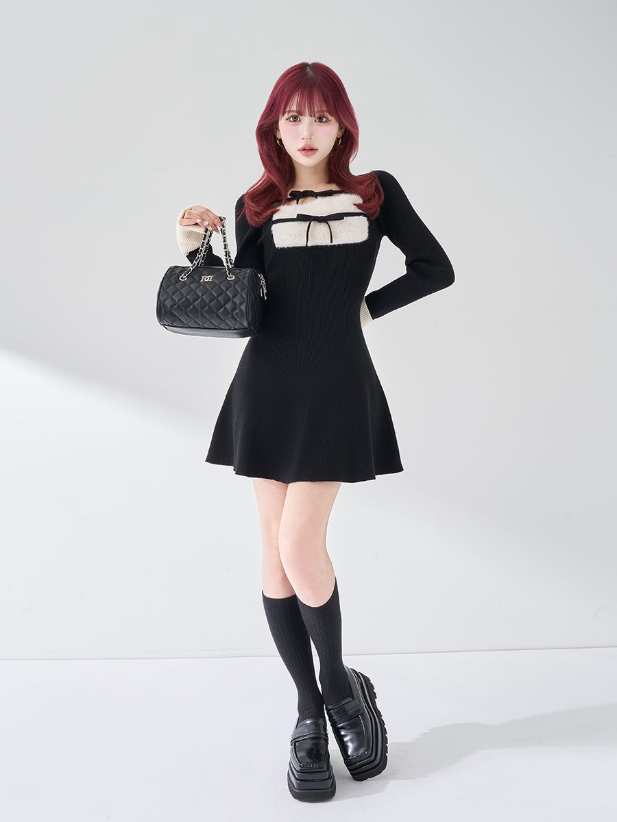 モデル：165cm（着用サイズ：FREE　着用カラー：BLK）