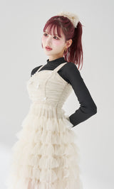 モデル：165cm（着用サイズ：FREE　着用カラー：WHT）