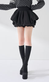 モデル：165cm（着用サイズ：FREE　着用カラー：BLK）