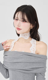 モデル：165cm（着用サイズ：FREE　着用カラー：GRY）