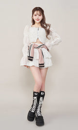 モデル：165cm（着用サイズ：FREE　着用カラー：WHT）