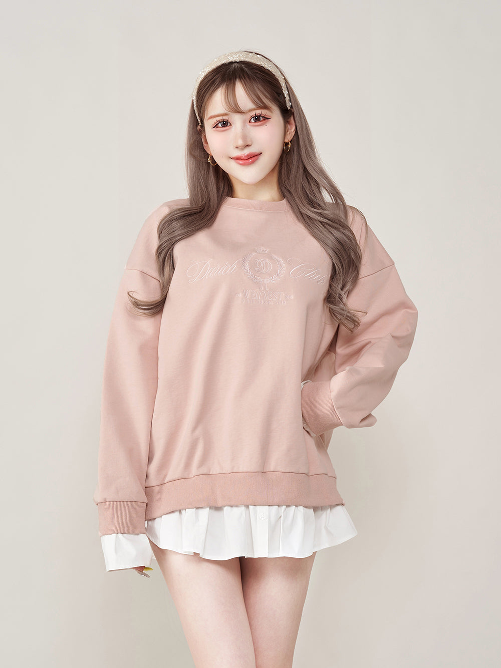 モデル：165cm（着用サイズ：FREE　着用カラー：PNK）