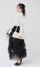 モデル：165cm（着用サイズ：FREE　着用カラー：WHT）