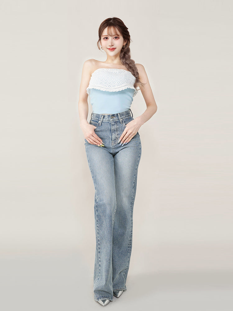 予約商品】セミフレアデニムパンツ – Darich (ダーリッチ)