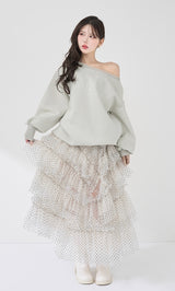 モデル：165cm（着用サイズ：FREE　着用カラー：L-GRY）