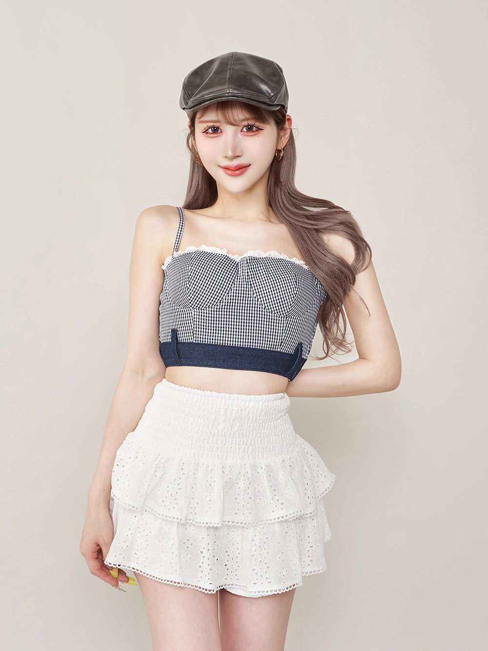 モデル：165cm（着用サイズ：FREE　着用カラー：NVY）