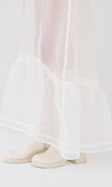 モデル：165cm（着用サイズ：S　着用カラー：WHT）