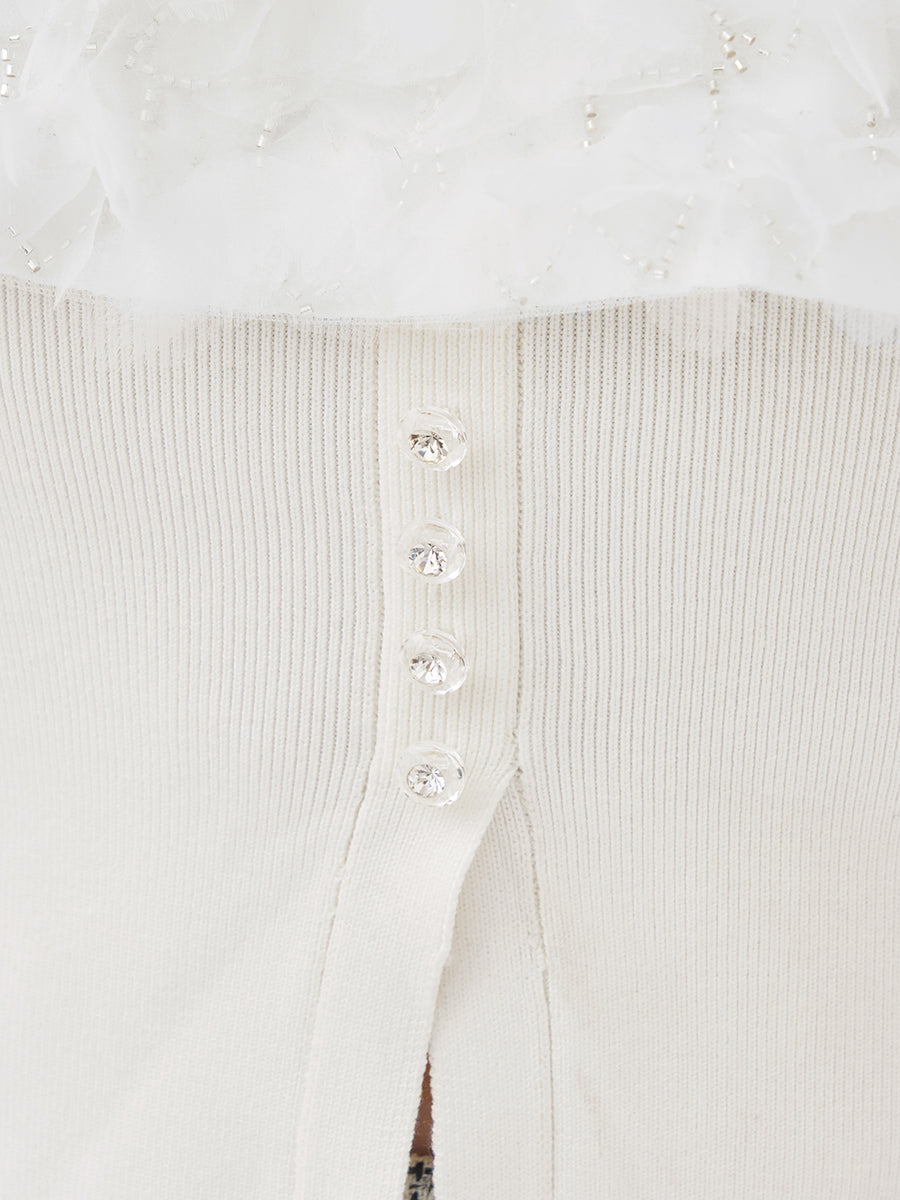 モデル：165cm（着用サイズ：FREE　着用カラー：WHT）