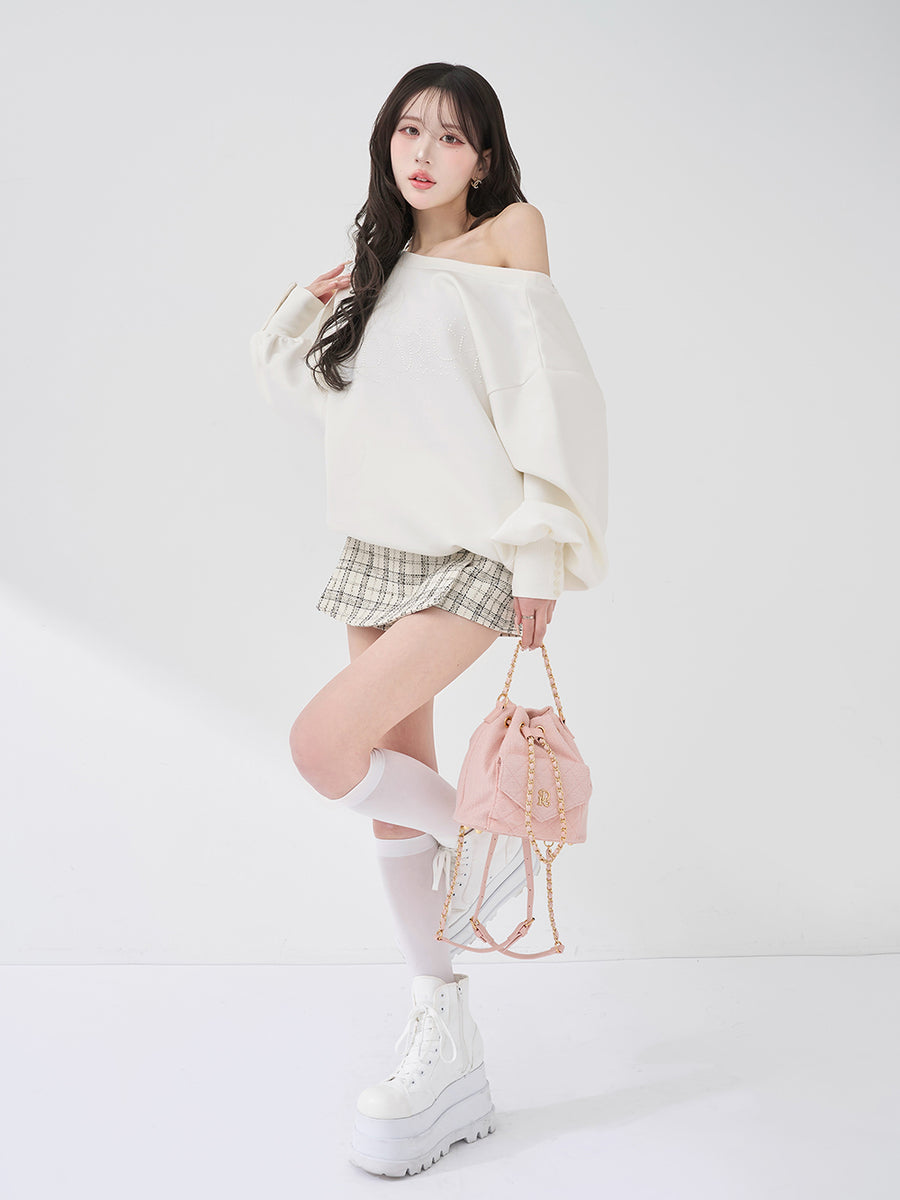 モデル：165cm（着用サイズ：S　着用カラー：MIX）