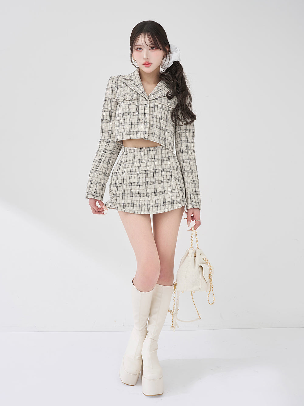 Vernal Tweed コンパクトジャケット