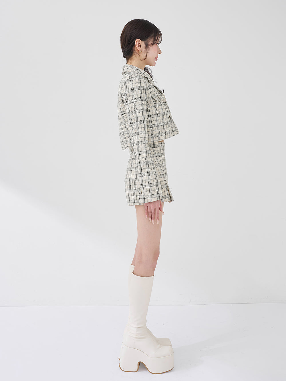 Vernal Tweed コンパクトジャケット