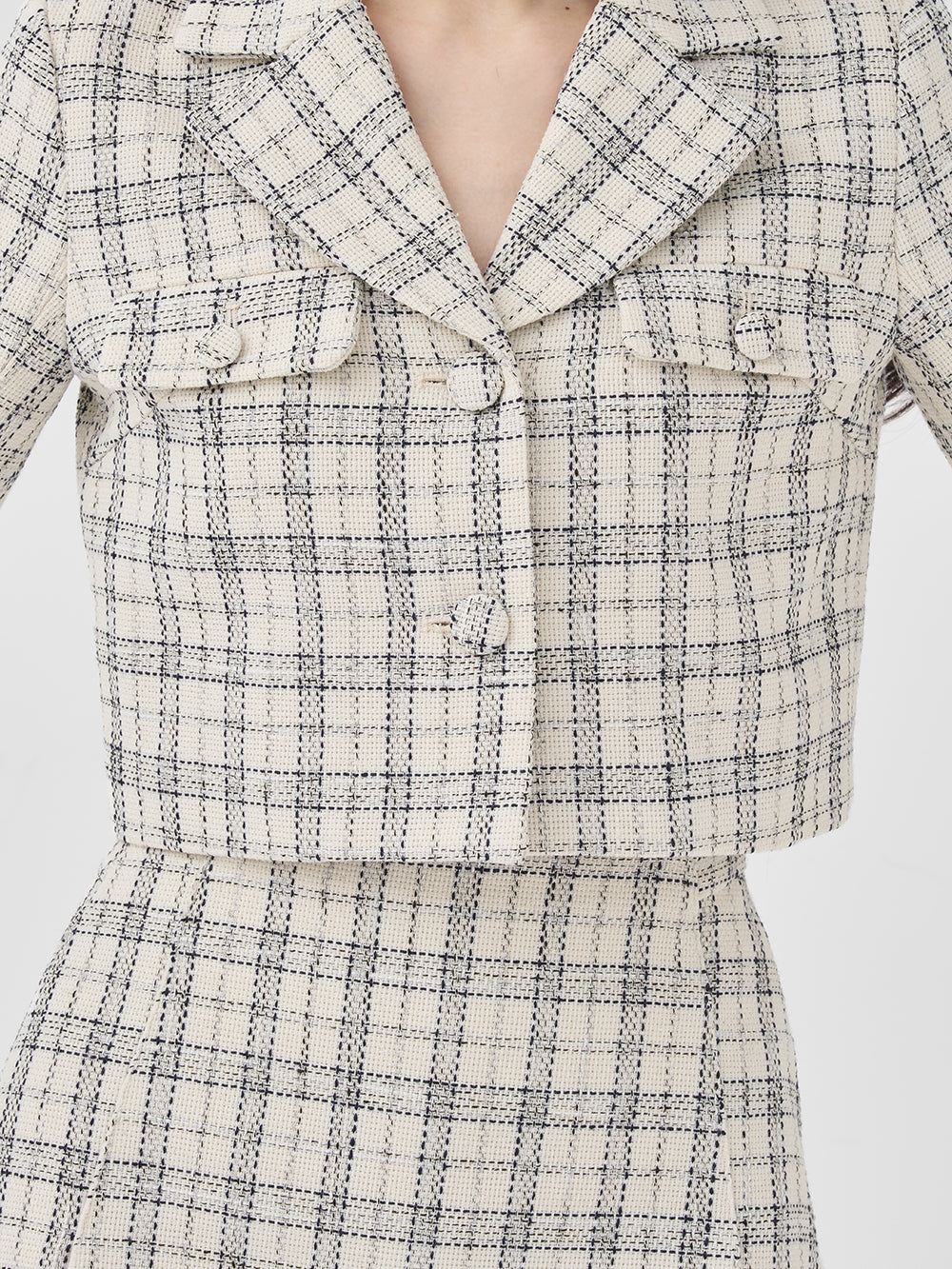 モデル：165cm（着用サイズ：S　着用カラー：MIX）