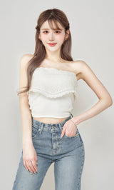 モデル：165cm（着用サイズ：FREE　着用カラー：WHT）