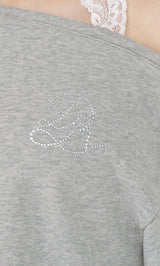 モデル：165cm（着用サイズ：FREE　着用カラー：GRY）