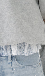 モデル：165cm（着用サイズ：FREE　着用カラー：GRY）