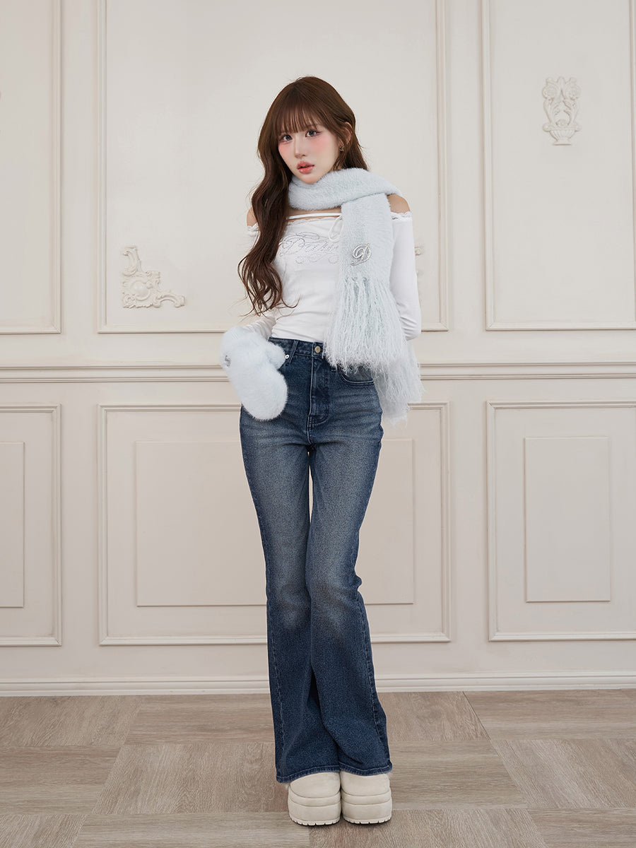 モデル：165cm（着用サイズ：FREE　着用カラー：WHT）