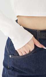 モデル：165cm（着用サイズ：FREE　着用カラー：IVO）