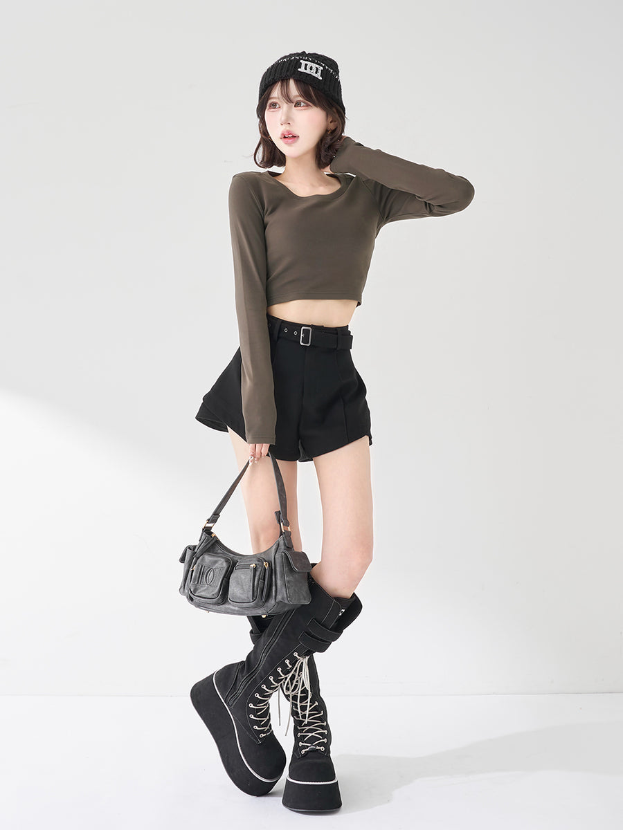 モデル：165cm（着用サイズ：FREE　着用カラー：C-GRY）