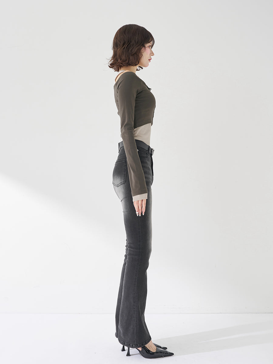 モデル：165cm（着用サイズ：FREE　着用カラー：C-GRY）