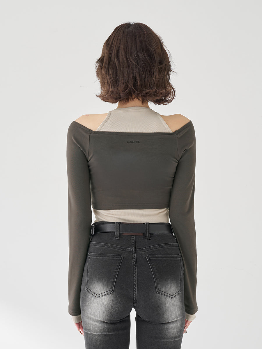 モデル：165cm（着用サイズ：FREE　着用カラー：C-GRY）