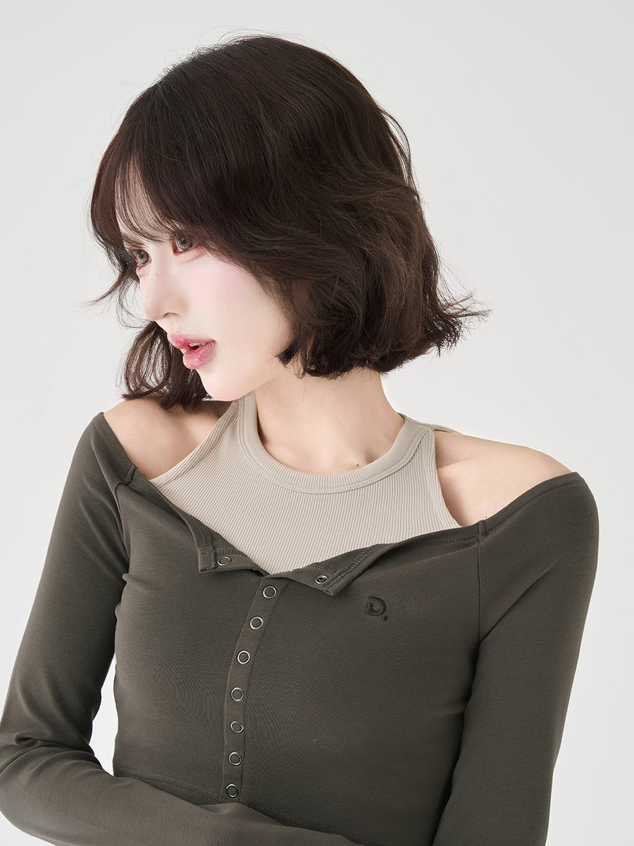 モデル：165cm（着用サイズ：FREE　着用カラー：C-GRY）