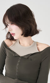 モデル：165cm（着用サイズ：FREE　着用カラー：C-GRY）