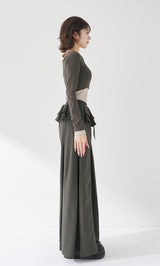 モデル：165cm（着用サイズ：FREE　着用カラー：C-GRY）