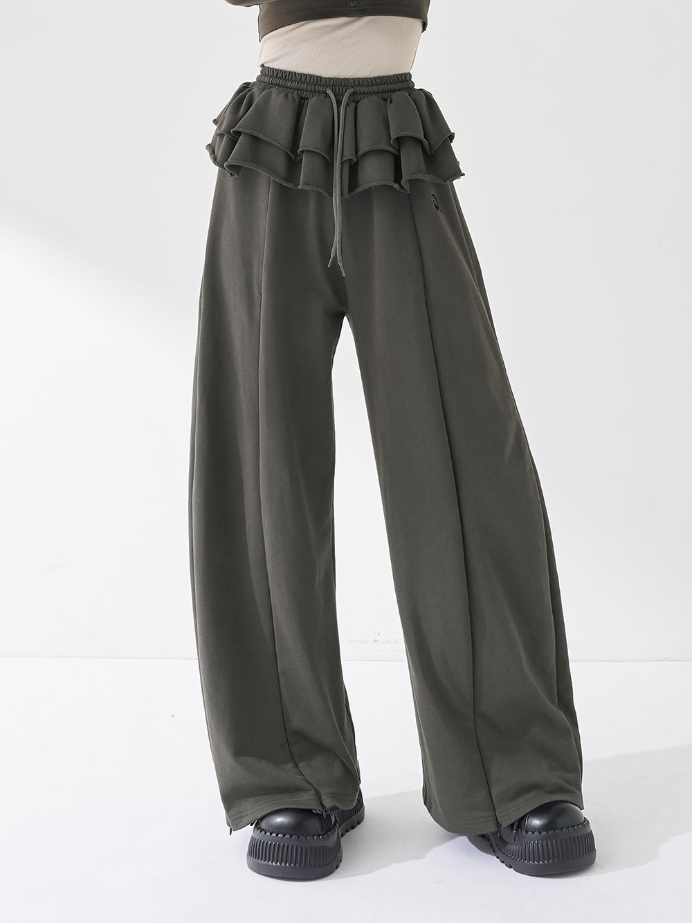 パンツ darich ドッキングチェックルーズパンツ（その他パンツ）｜Darich（ダーリッチ