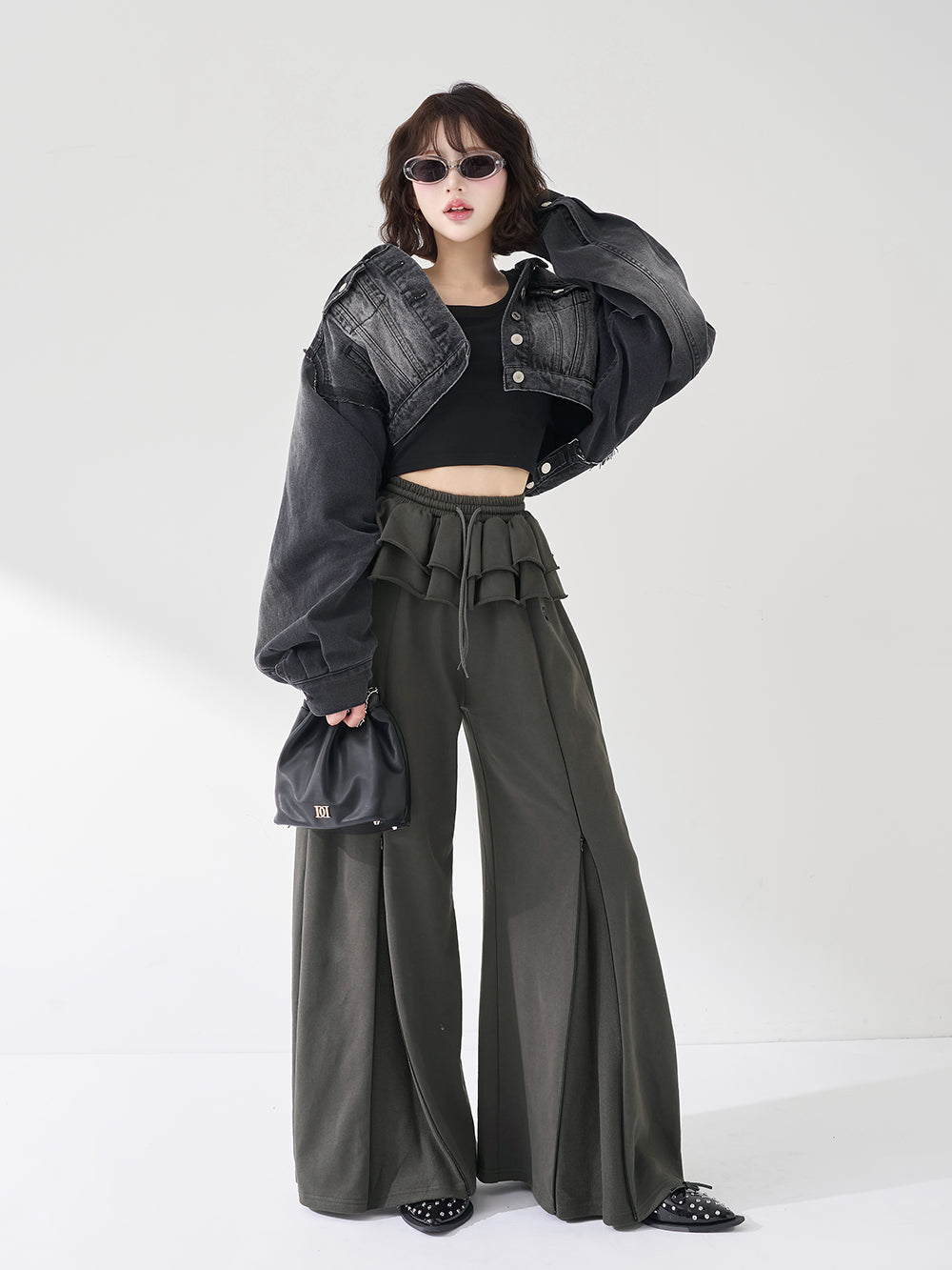 ユーズドルックフリルスウェットパンツ – Darich (ダーリッチ)