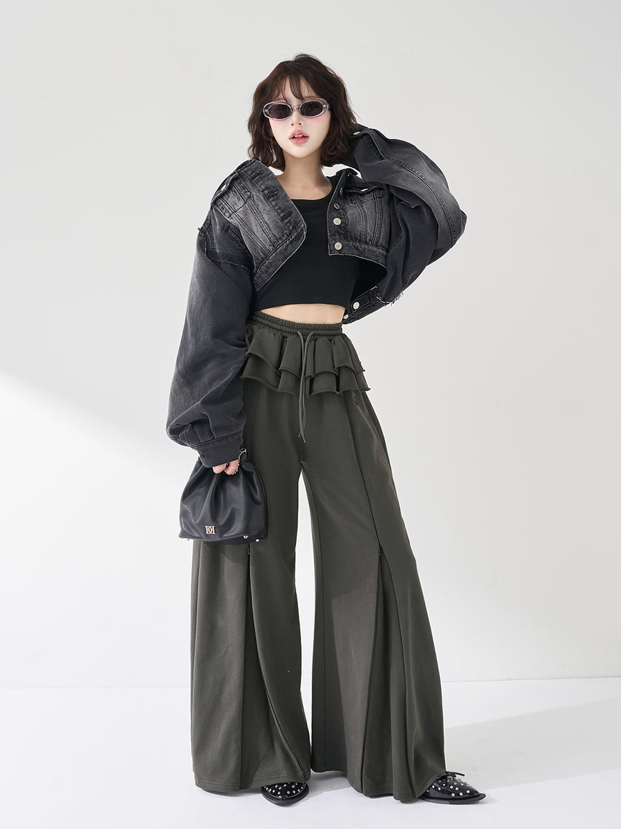 モデル：165cm（着用サイズ：FREE　着用カラー：C-GRY）