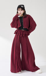 モデル：165cm（着用サイズ：FREE　着用カラー：BRD）