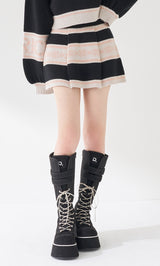 モデル：165cm（着用サイズ：FREE　着用カラー：BLK）