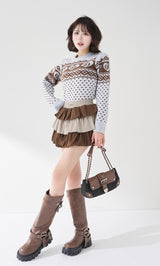 モデル：165cm（着用サイズ：FREE　着用カラー：MOC）