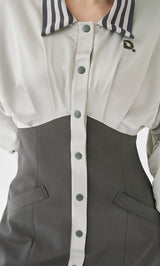 モデル：165cm（着用サイズ：FREE　着用カラー：C-GRY）