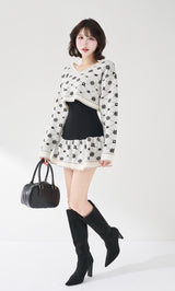 モデル：165cm（着用サイズ：FREE　着用カラー：WHT）