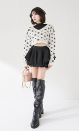 モデル：165cm（着用サイズ：FREE　着用カラー：WHT）