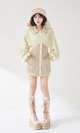 モデル：165cm（着用サイズ：FREE　着用カラー：IVO）