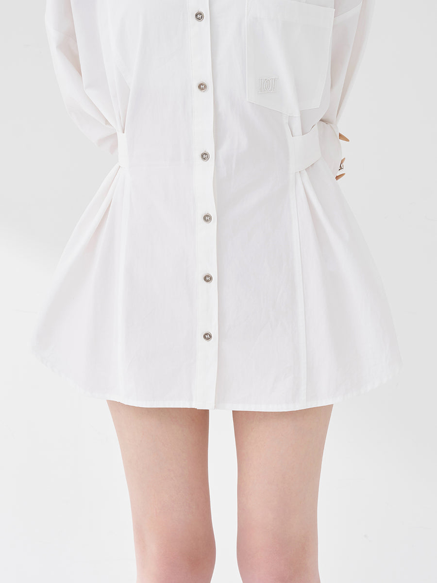 モデル：165cm（着用サイズ：S　着用カラー：WHT）