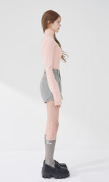 モデル：165cm（着用サイズ：S　着用カラー：GRY）