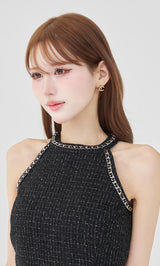 モデル：165cm（着用サイズ：FREE　着用カラー：BLK）