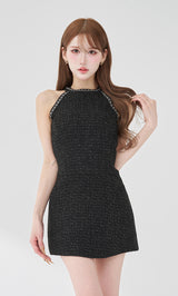 モデル：165cm（着用サイズ：FREE　着用カラー：BLK）