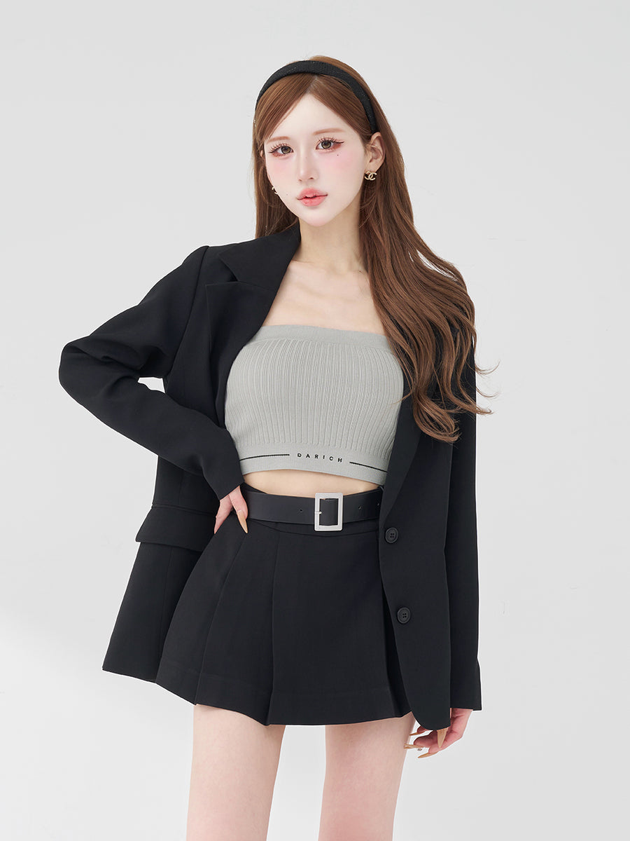 モデル：165cm（着用サイズ：S　着用カラー：BLK）
