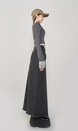 モデル：165cm（着用サイズ：FREE　着用カラー：C-GRY）
